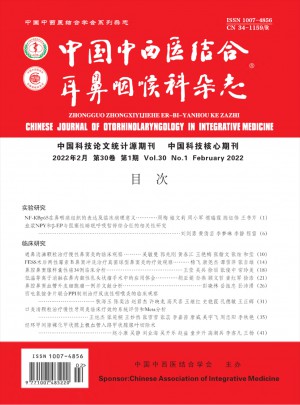 中国中西医结合耳鼻咽喉科杂志 